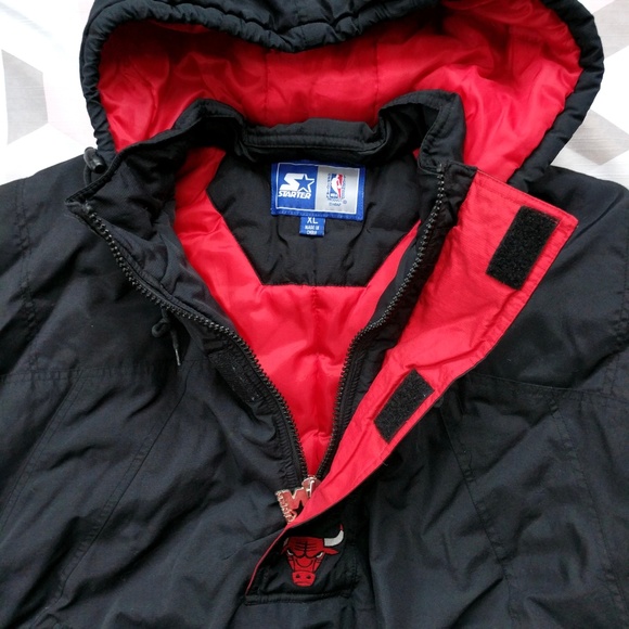 SOLD RARE Vintage Starter Chicago Bulls Jacket XL - Picture 7 of 8
